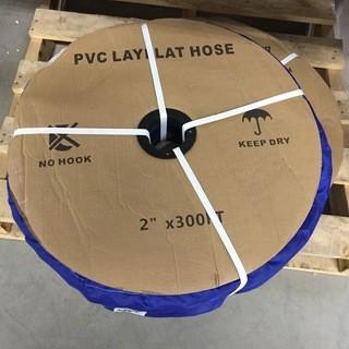 2" x 300' PVC Lay Flat Hose, Unused.