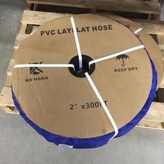 2" x 300' PVC Lay Flat Hose, Unused.