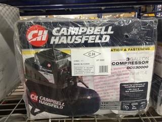 Campbell Hausfeld 3 Gallon 110psi Air Compressor.