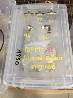 Quantity of Top Fit Push-to-Connect Fittings.