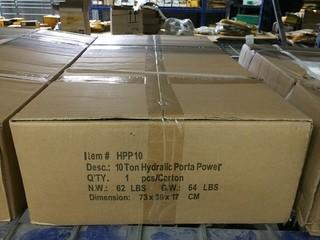 10 Ton Hydraulic Porta Power, Unused.