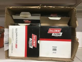 Quantity of Assorted Baldwin Filters.