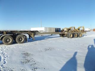 2000 Max Atlas 40'-53' Expandable Triaxle Chassis c/w 11R22.5 Tires. S/N 2V9CS43351S008115.