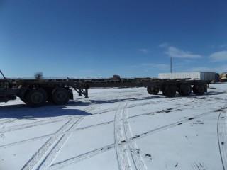 1995 Mond 40'-53' Expandable Triaxle Chassis c/w 11R22.5 Tires. S/N 2MN324182S1001305.