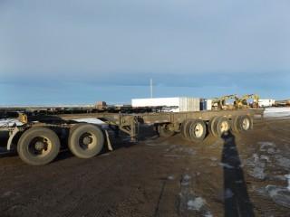 1995 Mond 40'-53' Expandable Triaxle Chassis c/w 11R22.5 Tires. S/N 2MN324182S1001286.