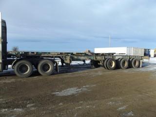 2000 Max-Atlas 40'-53' Expandable Triaxle Chassis c/w 11R22.5 Tires. S/N 2V9CS43331S008145.