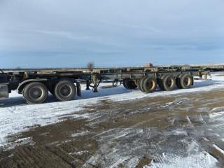 2003 Max Atlas 40'-53' Expandable Triaxle Chassis c/w 11R22.5 Tires. S/N 2V9CS53313S009769.