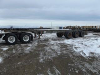 1994 Arnes 40'-53' Expandable Triaxle Chassis c/w 11R22.5 Tires. S/N 2A9085436RA003159.