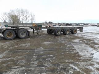 1994 Arnes 40'-53' Expandable Triaxle Chassis c/w 11R22.5 Tires. S/N 2A908543XRA003116.