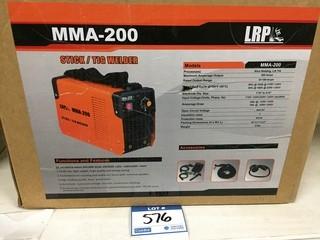 New LRP MMA-200, 200 Amp Stick/Tig Welder.