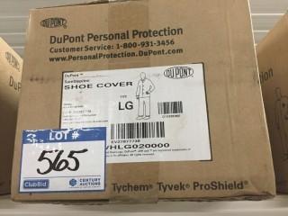 Quantity of DuPont Shoe Covers, Size Large.