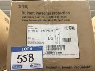 Quantity of DuPont Shoe Covers, Size Large.