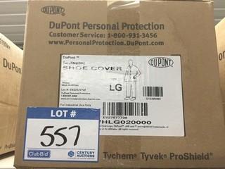 Quantity of DuPont Shoe Covers, Size Large.