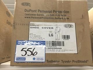 Quantity of DuPont Shoe Covers, Size Large.