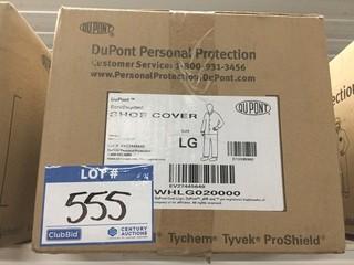 Quantity of DuPont Shoe Covers, Size Large.