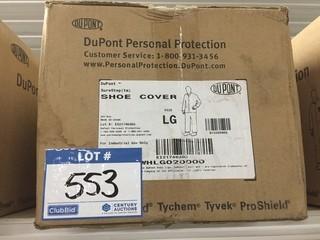 Quantity of DuPont Shoe Covers, Size Large.