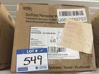 Quantity of DuPont Shoe Covers, Size Large.