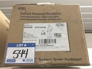 Quantity of DuPont Shoe Covers, Size Large.