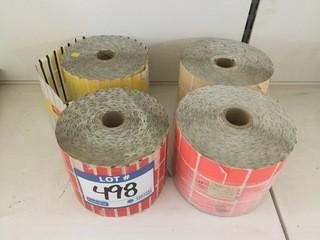 (4) Rolls of Assorted Labels.