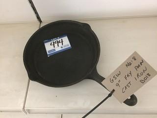 9" Cast Iron Skillet.