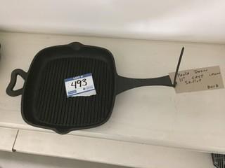 11" Cast Iron Grill Pan.