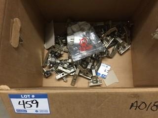 Quantity of Hinges & Leviton Plug Ends.