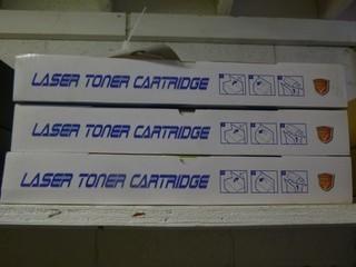 (3) Laser Toner Cartridges