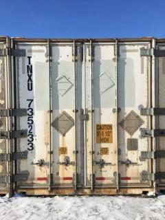 53' Storage Container c/w Heater # TNXU 735233.