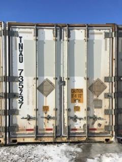 53' Storage Container c/w Heater # TNXU 735237.