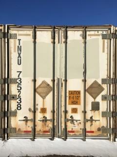 53' Storage Container c/w Heater # TNXU 735238.