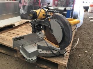 DeWalt 12" Miter saw.