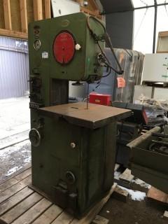 Electric Ryder Machinery Bandsaw Model#USF-4R.