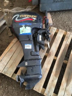 8hp Evinrude Boat Motor.