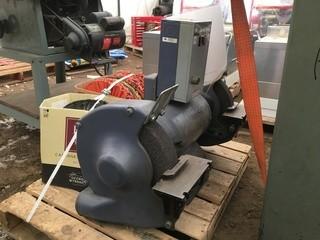 Baldor 12" Bench Grinder with Buffer Pads (3 Phase).