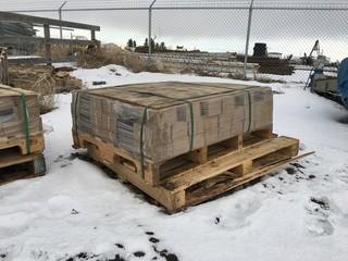 Quantity of 18" Flat Steel Construction Stakes with Holes.