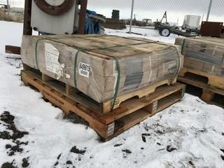 Quantity of 18" Flat Steel Construction Stakes with Holes.