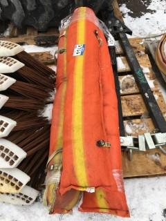 (3) Orange Gutter Damns.