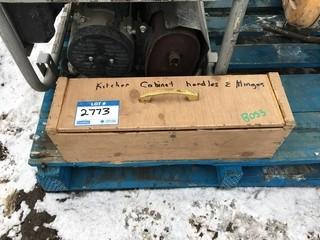 Cabinet Handles and Hinges.