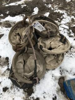 (4) Canvas Tool Bags.