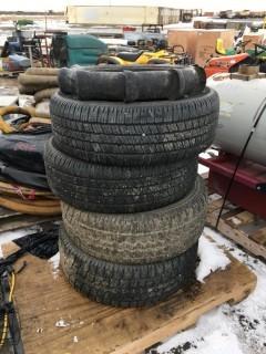 Paddle Tire (2) Goodyear 275/60/R20 Tires (2) Tire craft 275/70/R18 Tires.
