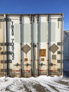 53' Storage Container c/w Heater # TNXU 735232.