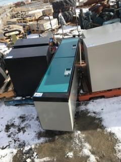 (2) Green Stacked Lockers