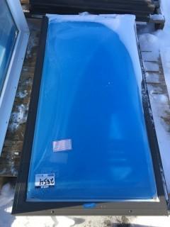 27 1/2" x 51 3/4" Dome Skylight
