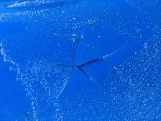 27 1/2" x 51 3/4" Dome Skylight, damaged.