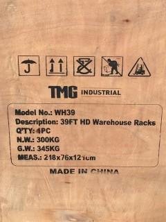 Heavy Duty Storage Rack 39 Linear Feet, 6 Section