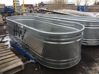 HW Round end Stock Tank 8' x 3'