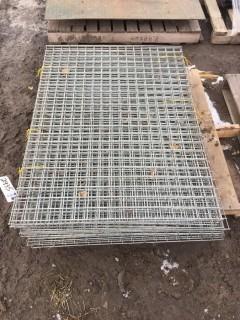 Quantity of Wire Mesh Panels 4' x 4'