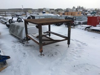 Steel Work Bench 3/4" Steel Top.