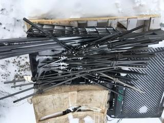 Quantity of Metal Spindles w/Bin