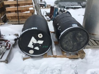 Black Rain Barrel